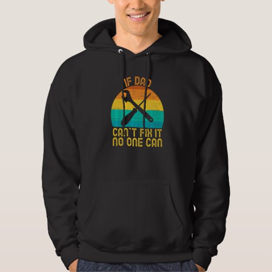 Pap Handyman Hardware Store Tools Fathers Dag 3 Hoodie (Voorkant)