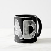 Pap Happy Vaderdag Photo Mok (Voorkant rechts)