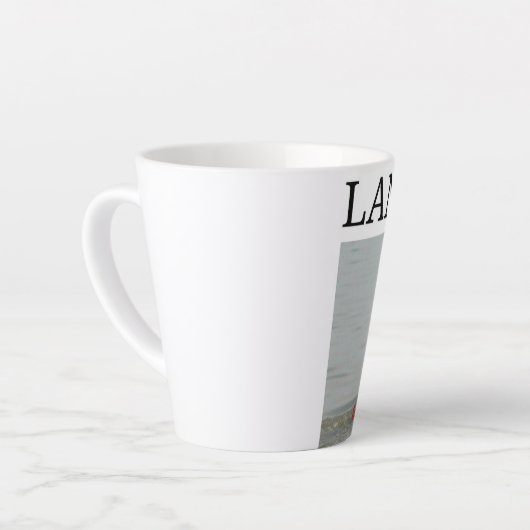 Pap heeft deze latte cup latte mok (Linkerhoek)