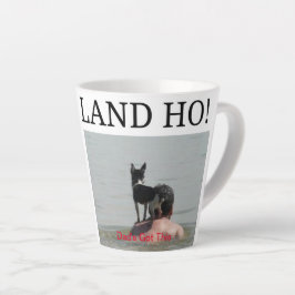 Pap heeft deze latte cup latte mok