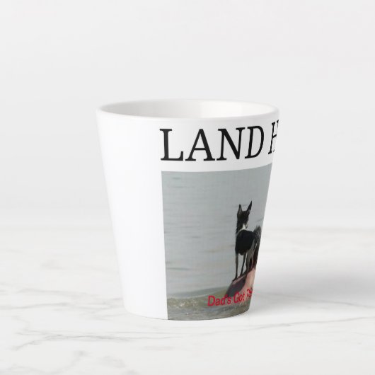 Pap heeft deze latte cup latte mok (Voorkant)