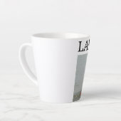 Pap heeft deze latte cup mok (Linkerhoek)