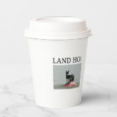 Pap heeft een papieren beker (Voorkant)