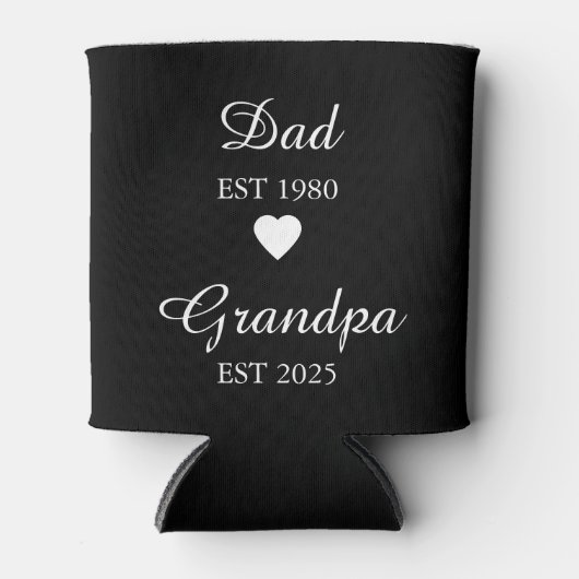 Pap heeft getest. Opa en de rest. – Custom Year Gi Blikjeskoeler (Voorkant)