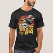 Pap Heer van de BBQ, Grill Master, Super Vader T-shirt (Voorkant)