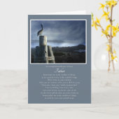 Pap Herdenking Jubileum van Passing Kaart (Gele Bloem)