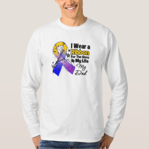 Pap Hero in mijn leven bladerkanker T-shirt