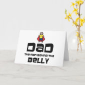 Pap, het Man achter de buik Kaart (Gele Bloem)