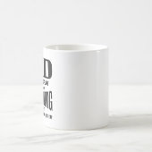 Pap, het Man dat alles heeft behalve een vol hoofd Koffiemok (Center)