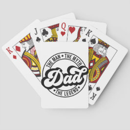 Pap het man de mythe de legende dada pop mannen pa pokerkaarten