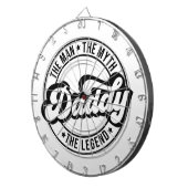 Pap het man de mythe de legende pa vader mannen pa dartbord (Voorkant Rechts)