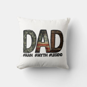 Pap - het man de mythe de legende Pap; vader; vet Kussen