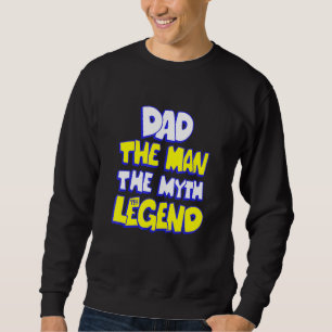 Pap Het Man De mythe De legende Sarcastische Graph Trui