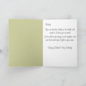 Pap Holding Baby Vaderdag Kaart van Child (Binnen)