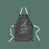 Pap hoofd chef-kok-bq grillig kerstfeest moderne schort