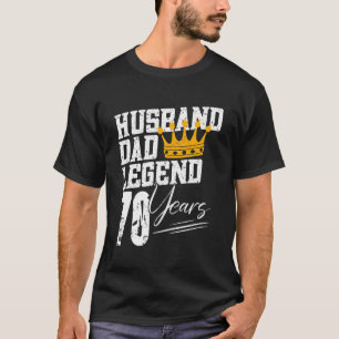 Pap Husband Legend 70 jaar 70e verjaardag 70 jaar T-shirt