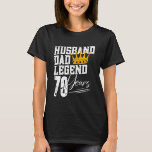 Pap Husband Legend 70 jaar 70e verjaardag 70 jaar T-shirt