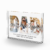 Pap I Love You 3 Photo Collage Script Heart Fotoblokken (Rechts)