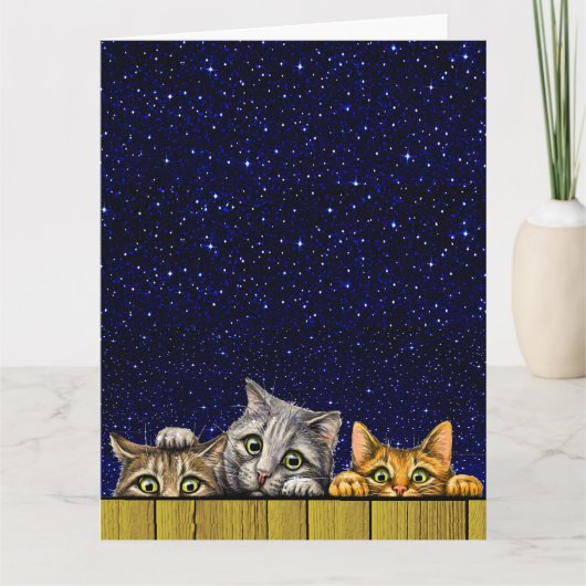 Pap / iedereen - zie terug! -Wenskaart Bedankkaart (Voorkant)