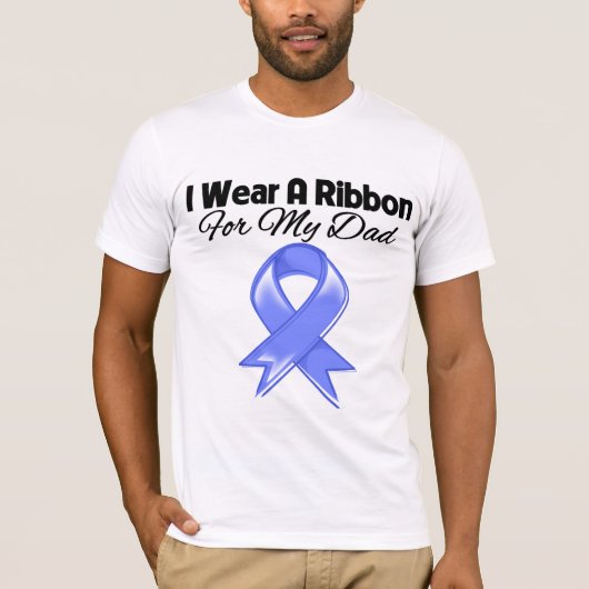 Pap - Ik Draag Periwinkle Ribbon T-shirt (Voorkant)