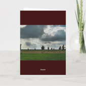 Pap, ik geloof in jou feestdagen kaart (Achterkant)