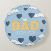 Pap, ik hou van je rond kussen (Achterkant)