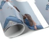 Pap, ik hou van je" - Voor Vaderdag - Cadeaupapier (Rol Hoek)