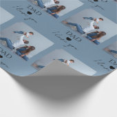 Pap, ik hou van je" - Voor Vaderdag - Cadeaupapier (Hoek)