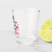 Pap ik zal altijd je kleine meisje zijn, financiee shot glas (Rechts)