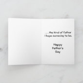 Pap, ik zie je gans in de camera kijken kaart (Binnen)