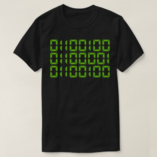 Pap In Binaire Code Gift Computer Grappige Vaders T-shirt (Design voorkant)