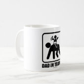 Pap in opleiding koffiemok (Voorkant links)