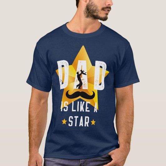 Pap is als een ster t-shirt (Voorkant)