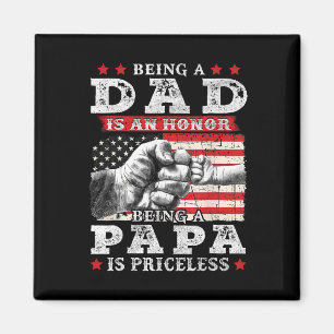 Pap is een eer dat Papa onschatbare vaders is Magneet