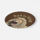 Pap is Koning Vader Dag Partij Papieren Bordje (Gekanteld)