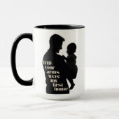 Pap, je armen waren mijn eerste thuis | Coffee Mok (Links)