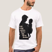 Pap, je armen waren mijn eerste thuis | Heren T-shirt (Voorkant)