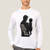 Pap, je armen waren mijn eerste thuis | Heren Tri-Blend Shirt (Voorkant volledig)