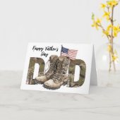 Pap, je bent altijd mijn held geweest - militair e kaart (Gele Bloem)