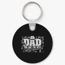 Pap Je bent de beste acrylische Sleutelhanger voor