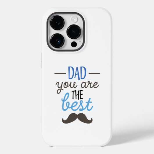 Pap Je bent de beste grappige Vaderdag cadeau Case-Mate iPhone Case (Achterkant)