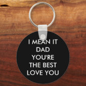 Pap, je bent de beste - hou van je sleutelhanger (Voorkant)