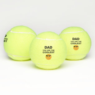 Pap, je bent de mooiste grappigste nieuwigheidsten tennisballen