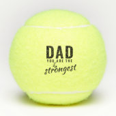 Pap, je bent de sterkste vaderdag. tennisballen (Voorkant)