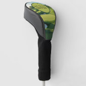 Pap, je bent een gat in één! Groen 2025 Golfheadcover (Schuin)