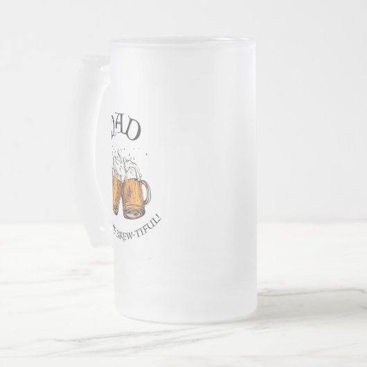 Pap, je bent een mooie Mok van een borstbeeld. (Voorkant links)