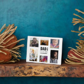 Pap Je bent Geweldige Foto Collage Vaderdag Fotoplaat (Zijkant)