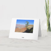 Pap, je bent Grand!, Grand Canyon Verjaardag Kaart (Achterkant)