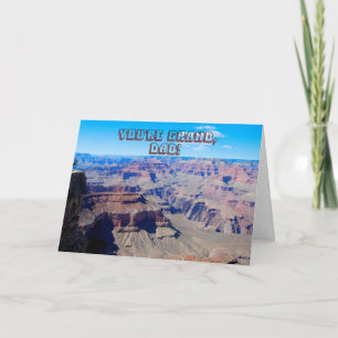 Pap, je bent Grand!, Grand Canyon Verjaardag Kaart