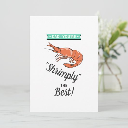 Pap, je bent het beste. Whimsy Vaderdag (Staand voorkant)